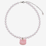 KITTY BAUBLE PEARL NECKLACE