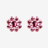 CRYSTAL FLOWER GRANDE EARRINGS