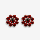 CRYSTAL FLOWER GRANDE EARRINGS