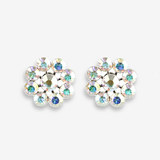 CRYSTAL FLOWER GRANDE EARRINGS