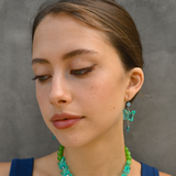 NEON BUTTERFLY EARRINGS