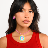 CANDY KITTY WRAP NECKLACE