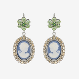 CAMEO FLOWER EARRINGS