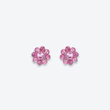 CRYSTAL FLOWER EARRINGS SMALL