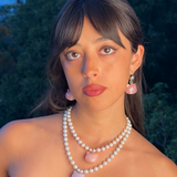 KITTY BAUBLE PEARL NECKLACE