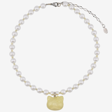 KITTY BAUBLE PEARL NECKLACE