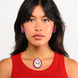 CANDY KITTY WRAP NECKLACE