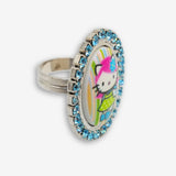 KITTY POLKA STRIPE RING
