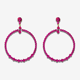 LOLA CRYSTAL HOOPS