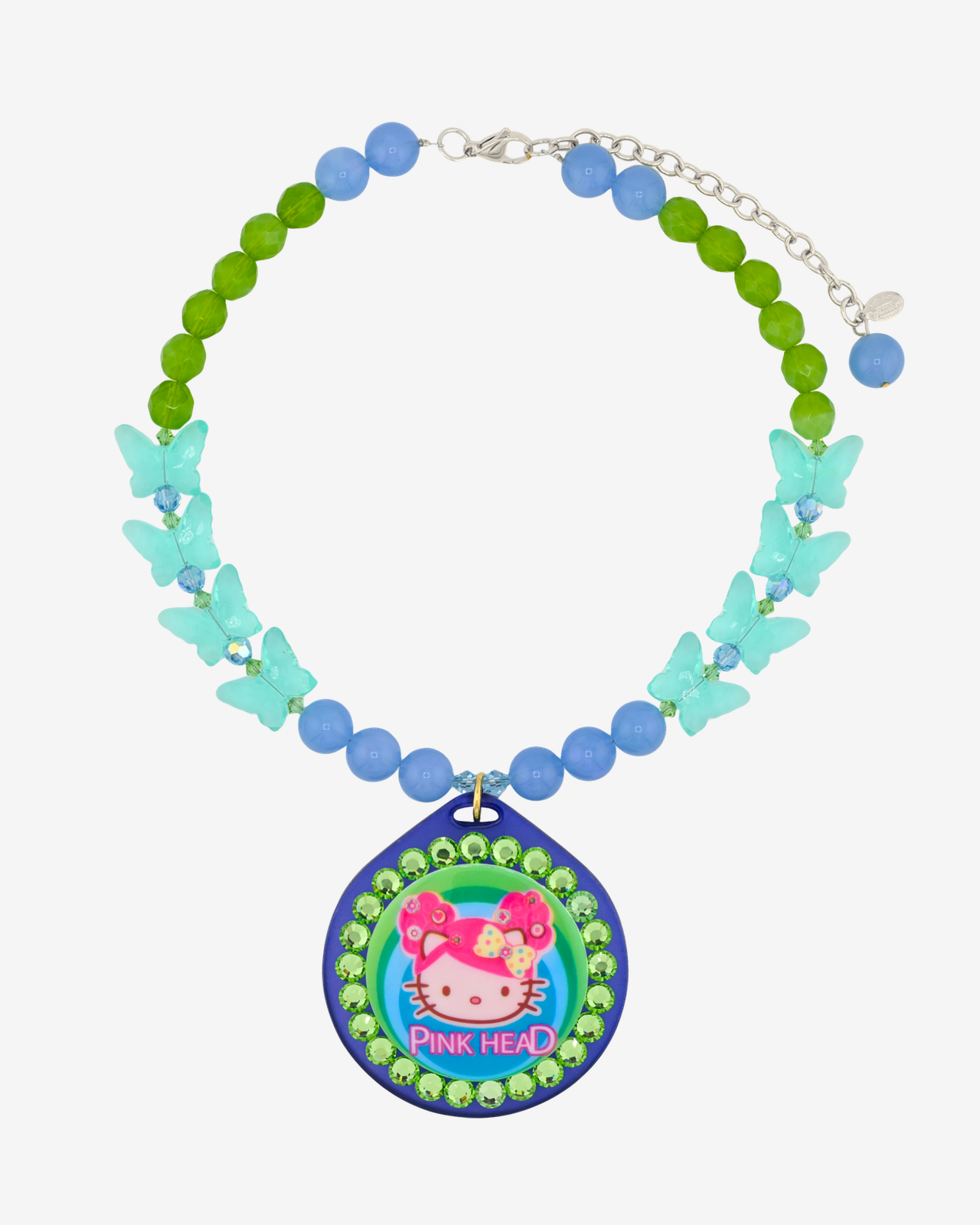 ELECTRIC BLUE KITTY NECKLACE – TARINA TARANTINO ELECTRIC BLUE KITTY NECKLACE – TARINA TARANTINO
