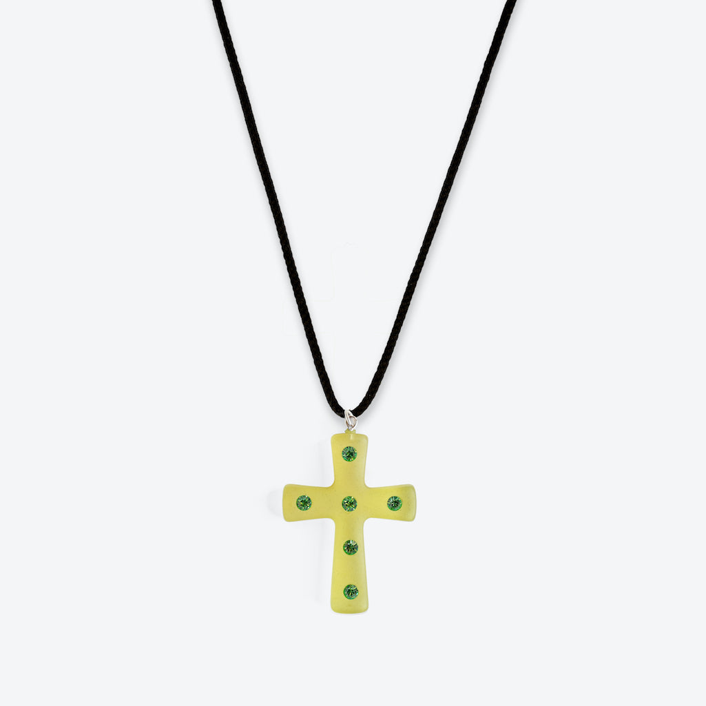 Cross Cord Necklace