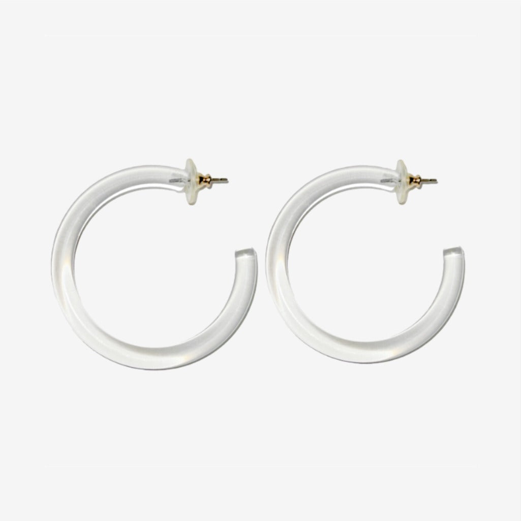Lucite Hoops