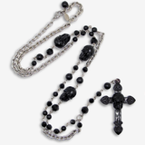 SKULL ROSARY NECKLACE