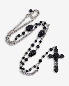 SKULL ROSARY NECKLACE