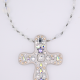 WHITE WEDDING NECKLACE