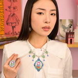 KITTY POLKA STRIPE RING