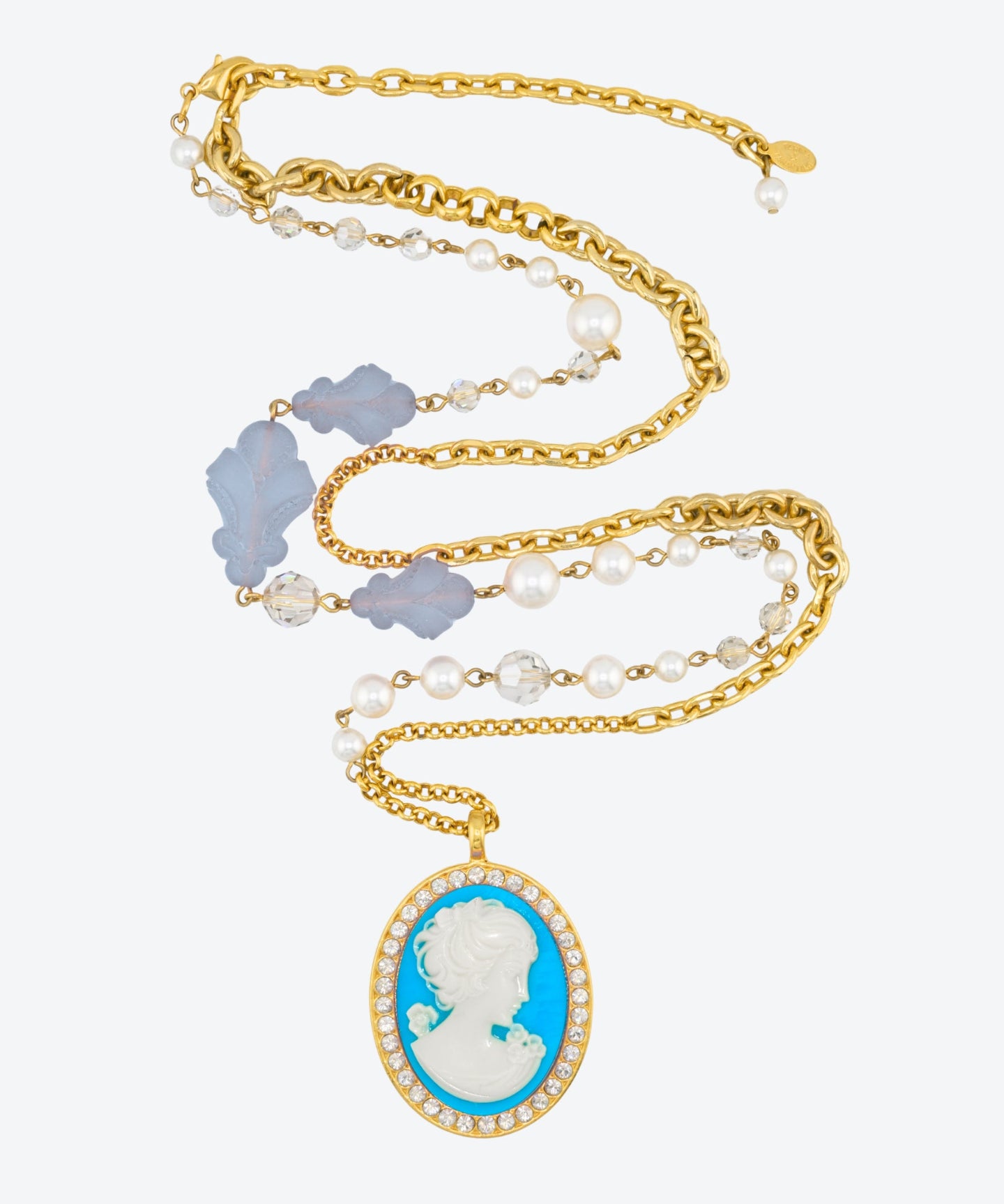 CAMEO PEARL NECKLACE