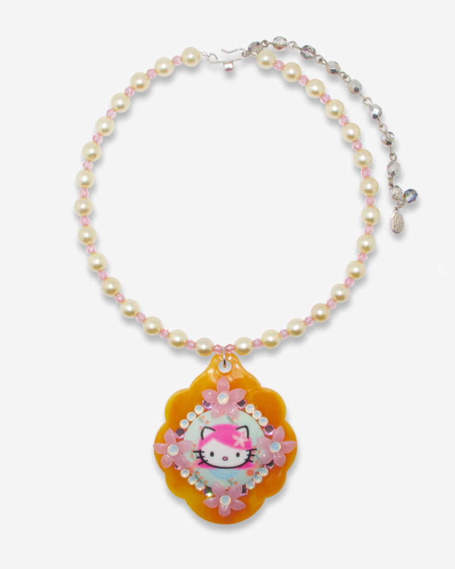 タリナタランティーノ TARINA TARANTINO ハローキティのネックレス CHERRY BLOSSOM KITTY NECKLACE – TARINA TARANTINO