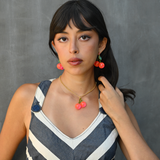 NEON CHERRY BOMB NECKLACE