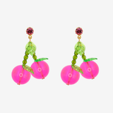 NEON CHERRY BOMB EARRINGS