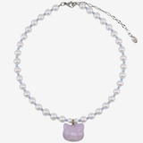 KITTY BAUBLE PEARL NECKLACE