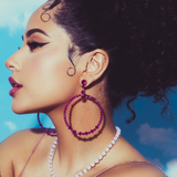 LOLA CRYSTAL HOOPS
