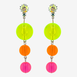 MULTI NEON DROP EARRINGS