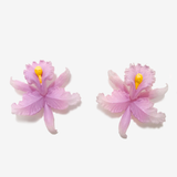 ORCHID POST EARRINGS