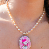 KITTY BRIDE PEARL NECKLACE
