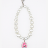 PEARL KITTY PHONE WRISTLET