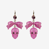 SKULL BOW EARRINGS