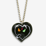 MUSTACHE HEART NECKLACE