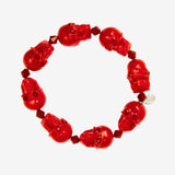 CARVED SKULL BRACELET