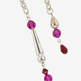 CHAINED HEART LARIAT NECKLACE