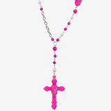 SKULL ROSARY NECKLACE