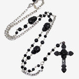 SKULL ROSARY NECKLACE