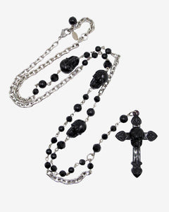 SKULL ROSARY NECKLACE