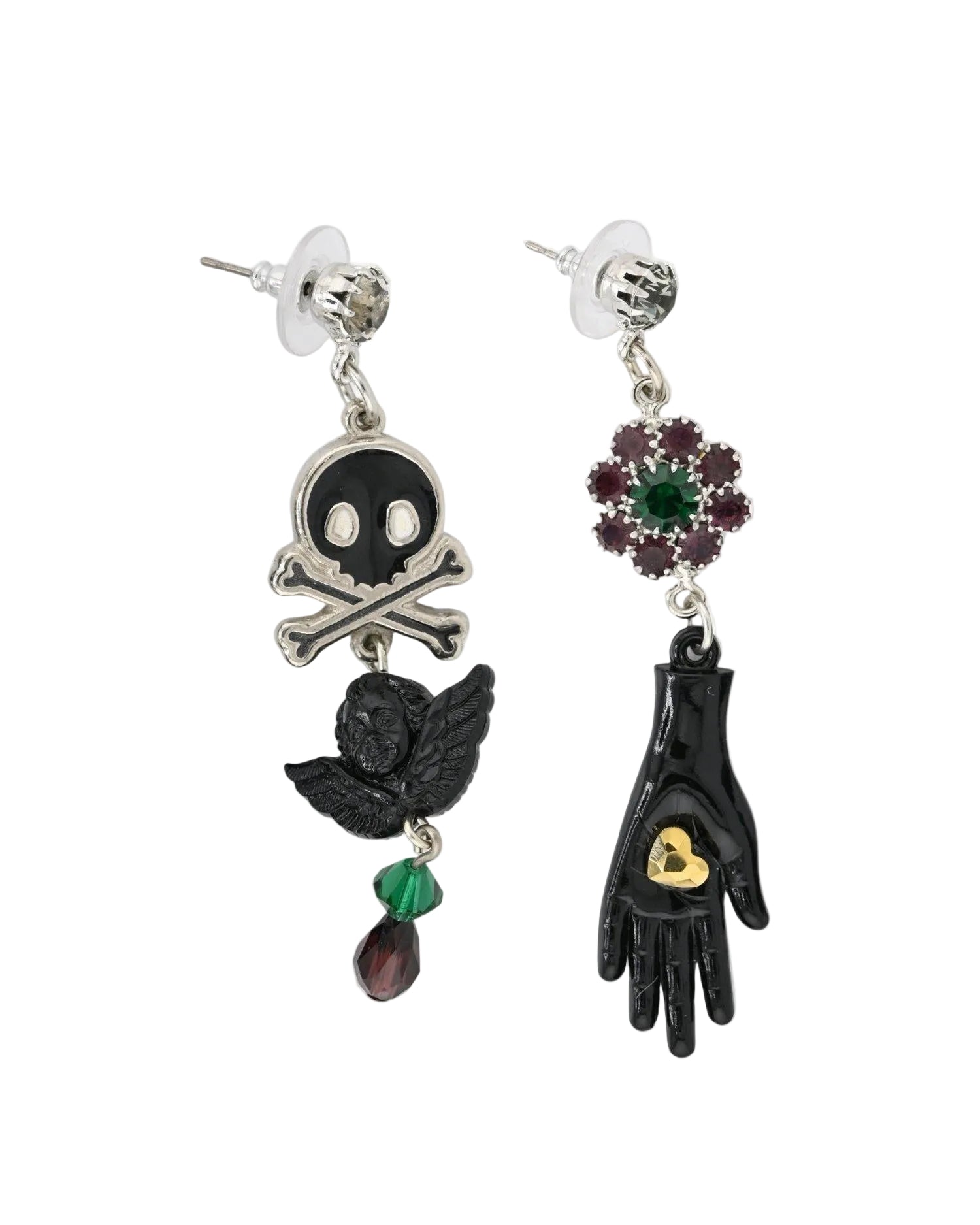 Goth Charm Earrings