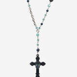 SKULL ROSARY NECKLACE