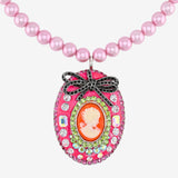 CANDY CAMEO SCULPTED NECKLACE