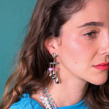 PINK TEARS EARRINGS