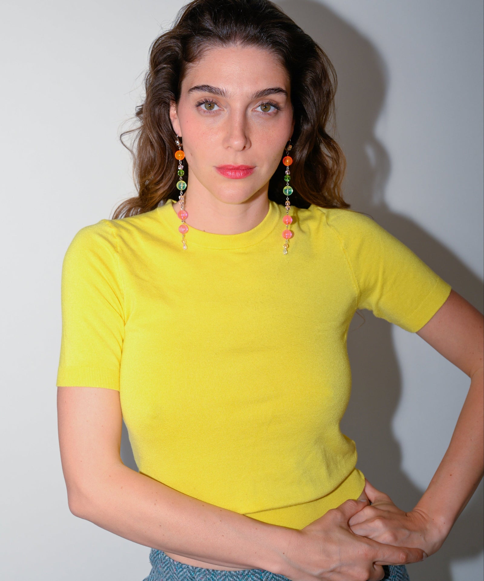 LIVING ON VIDEO EARRINGS