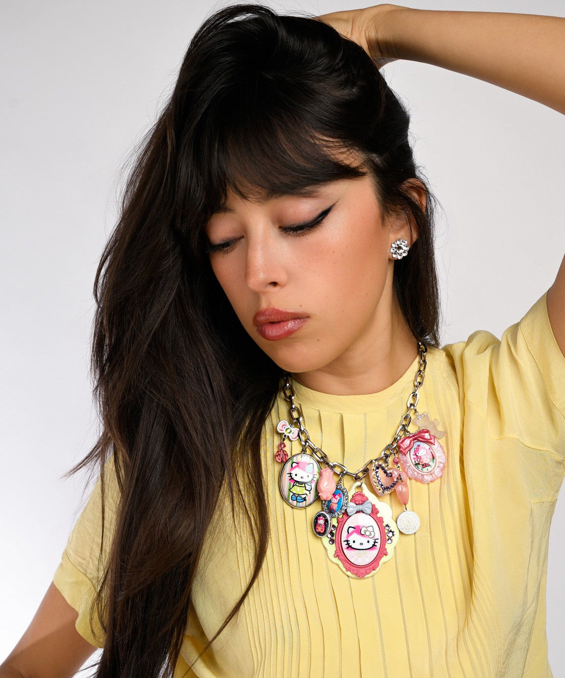 KITTY PORTRAIT SUPERCHARM NECKLACE