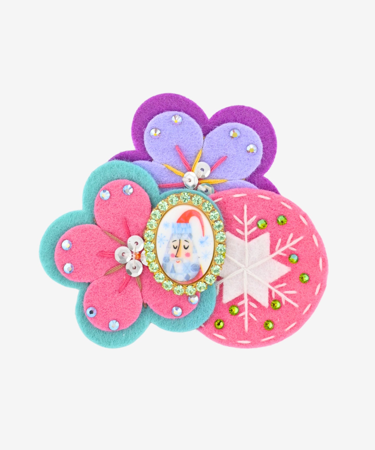 SANTA BAUBLE BROOCH
