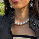 CAMEO FLOWER EARRINGS