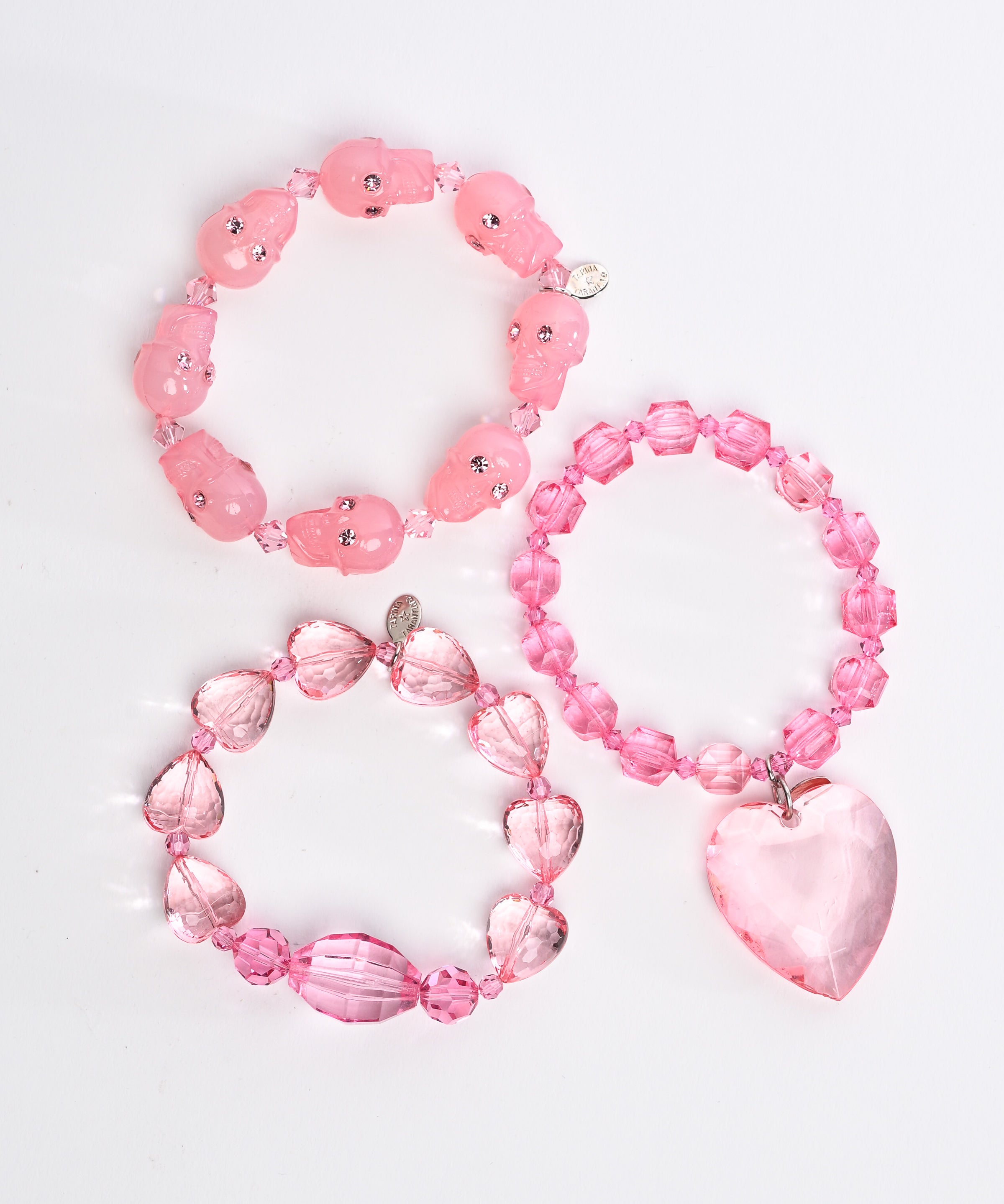 Gothique Pink Bracelet Stack