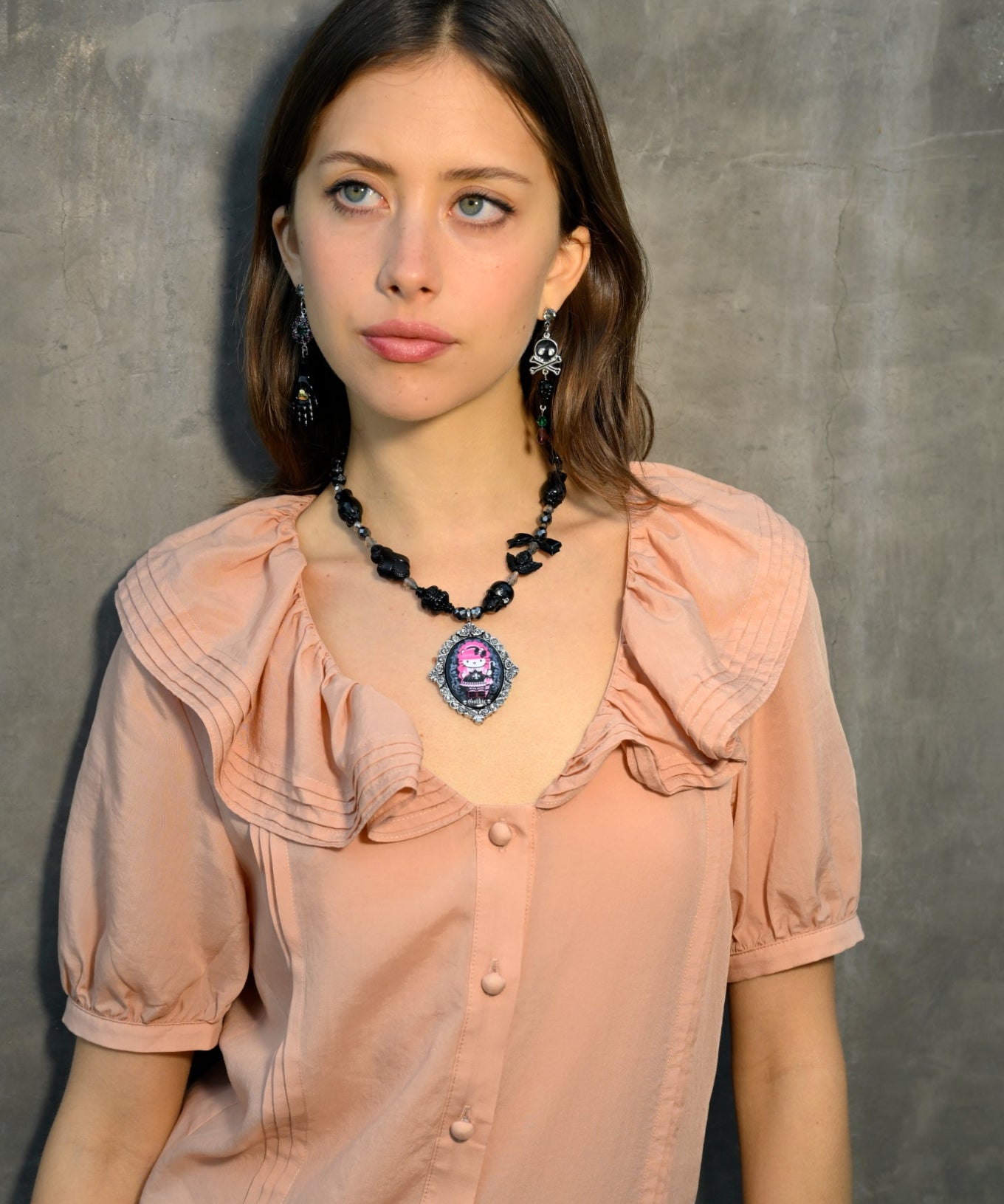 GOTHIC KITTY NECKLACE