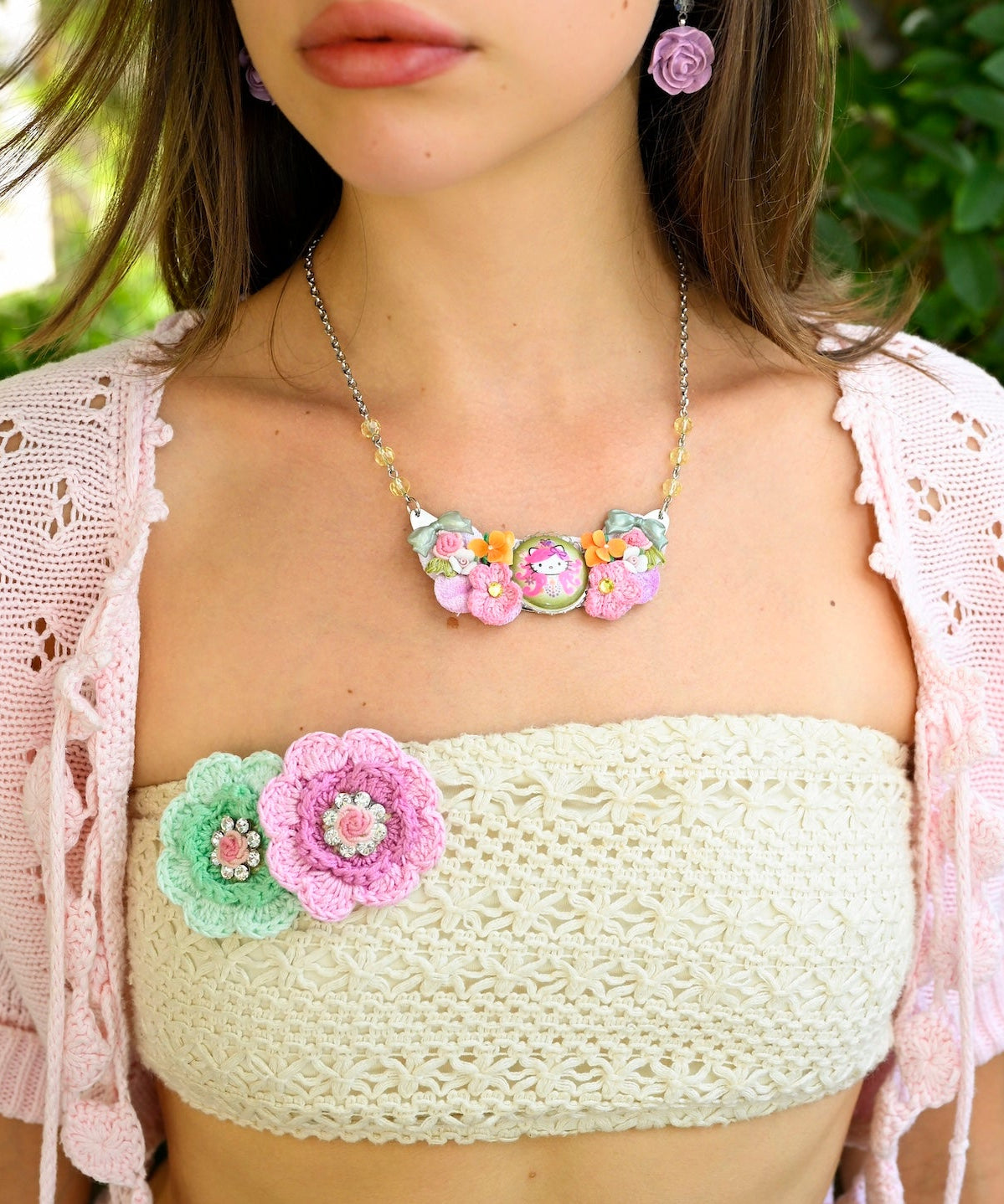 KITTY TAPESTRY NECKLACE