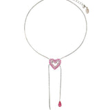 HEART LARIAT NECKLACE