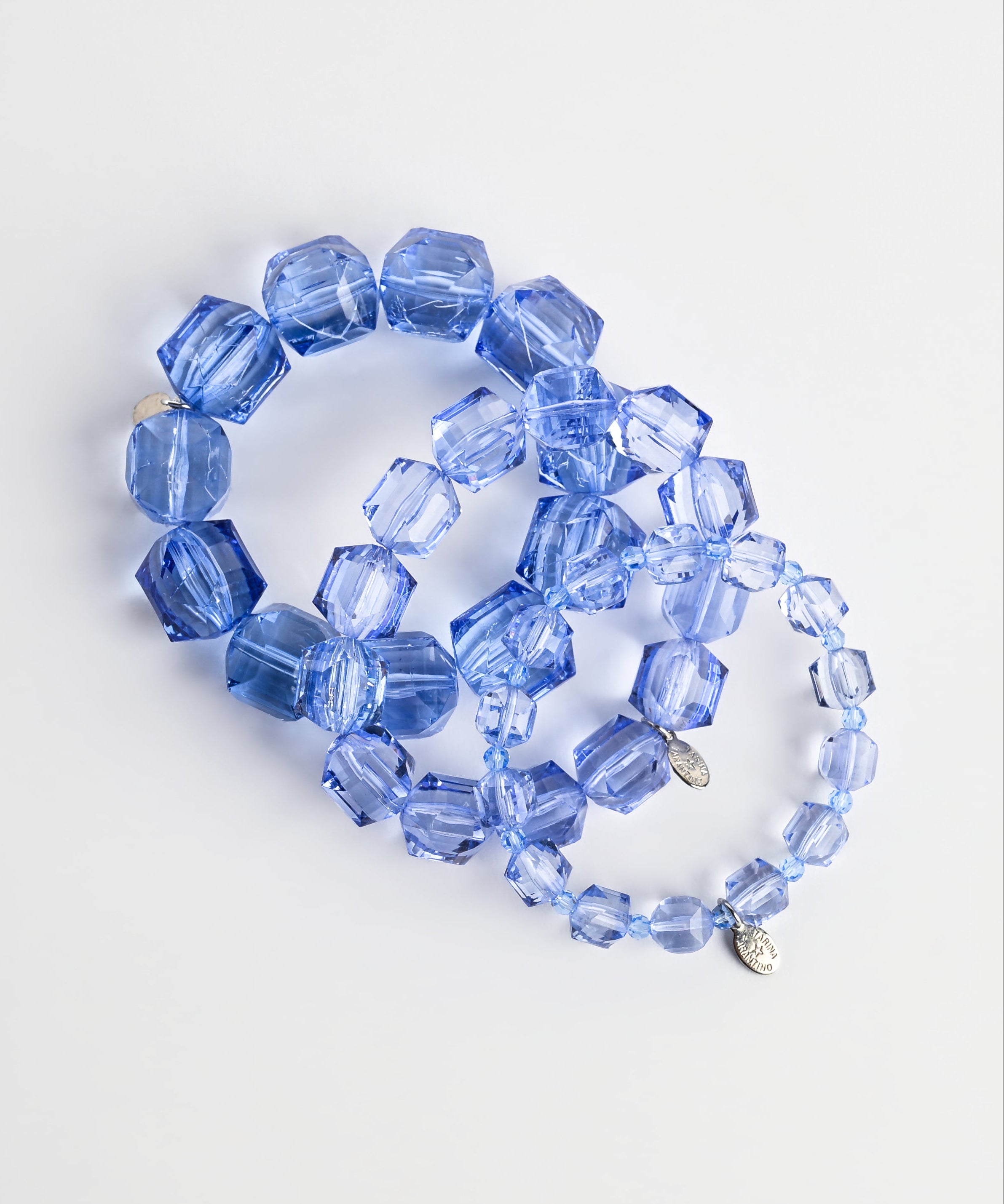 Gem Cut Lucite Bracelet Stack
